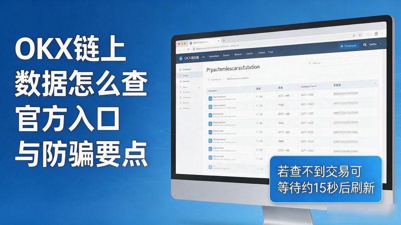 OKX链上数据怎么查_链上数据监测_查看链上交易数据网站