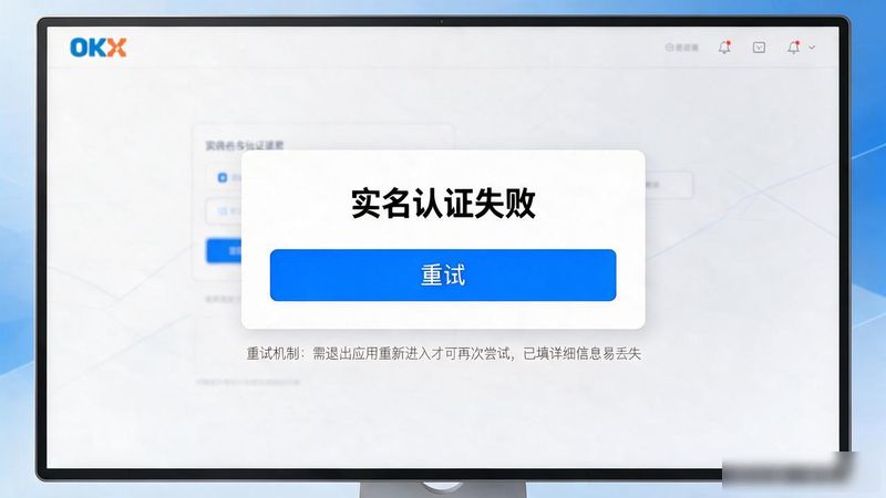 易汇实名认证审核失败怎么办_实名认证一直失败_欧易实名认证失败